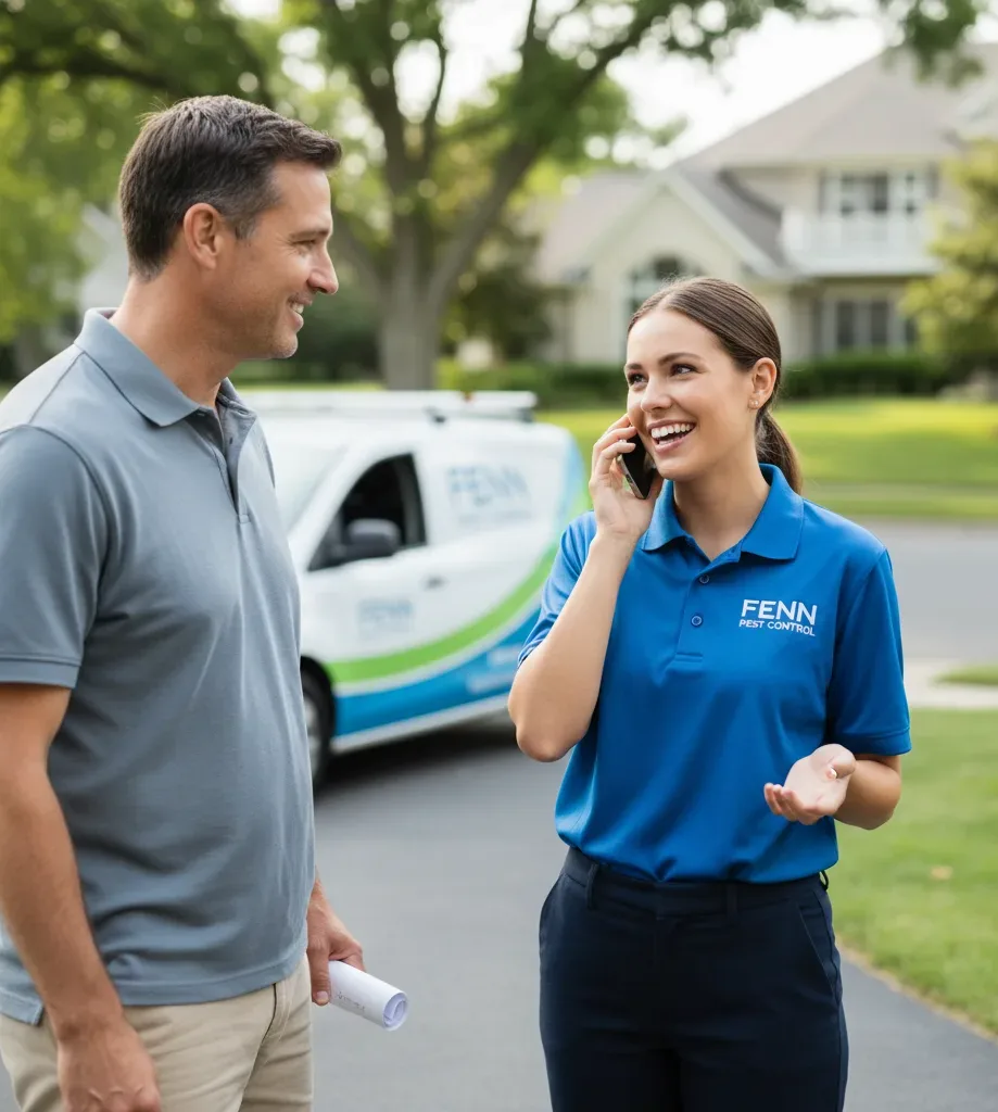 Fenn Pest Control customer support in Falls Creek